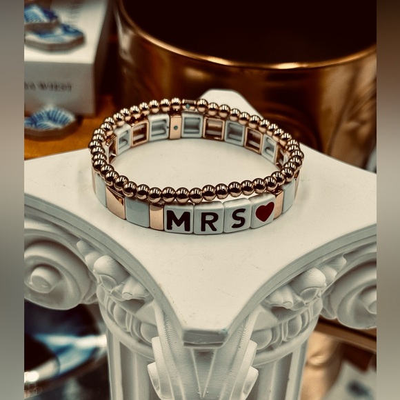 🆕 ROXANNE ASSOULIN 🧿 NWOT Mrs. Duo Bracelets - Set of 2 - PERFECT FOR BRIDES - Picture 13 of 16
